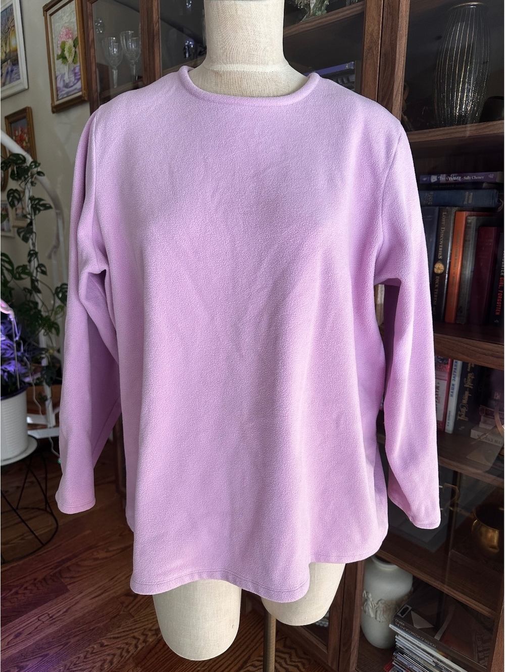 Crewneck Fleece Pullover /Sweatshirt from Lands' End Size 2X